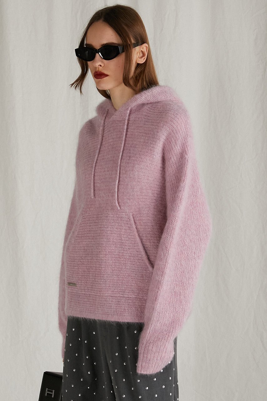 【プランク プロジェクト/PRANK PROJECT】のカシゴラニットフーディ / Cashgora Knit Hoodie 人気、トレンドファッション・服の通販 founy(ファニー) 　ファッション　Fashion　レディースファッション　Fashion for Women　トップス・カットソー　Cut & Sew Tops　ニット　Knit Tops & Sweaters　レディースパーカー・カジュアルフーディー　Casual Hoodies & Sweatshirts　アンゴラ　Angora Knitwear　バランス　Balance, Style Balance　パーカー　Hoodie, Parka　other-4|ID: prp329100004161156 ipo3291000000036792495