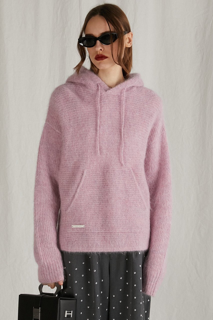 【プランク プロジェクト/PRANK PROJECT】のカシゴラニットフーディ / Cashgora Knit Hoodie 人気、トレンドファッション・服の通販 founy(ファニー) 　ファッション　Fashion　レディースファッション　Fashion for Women　トップス・カットソー　Cut & Sew Tops　ニット　Knit Tops & Sweaters　レディースパーカー・カジュアルフーディー　Casual Hoodies & Sweatshirts　アンゴラ　Angora Knitwear　バランス　Balance, Style Balance　パーカー　Hoodie, Parka　other-7|ID: prp329100004161156 ipo3291000000036792498