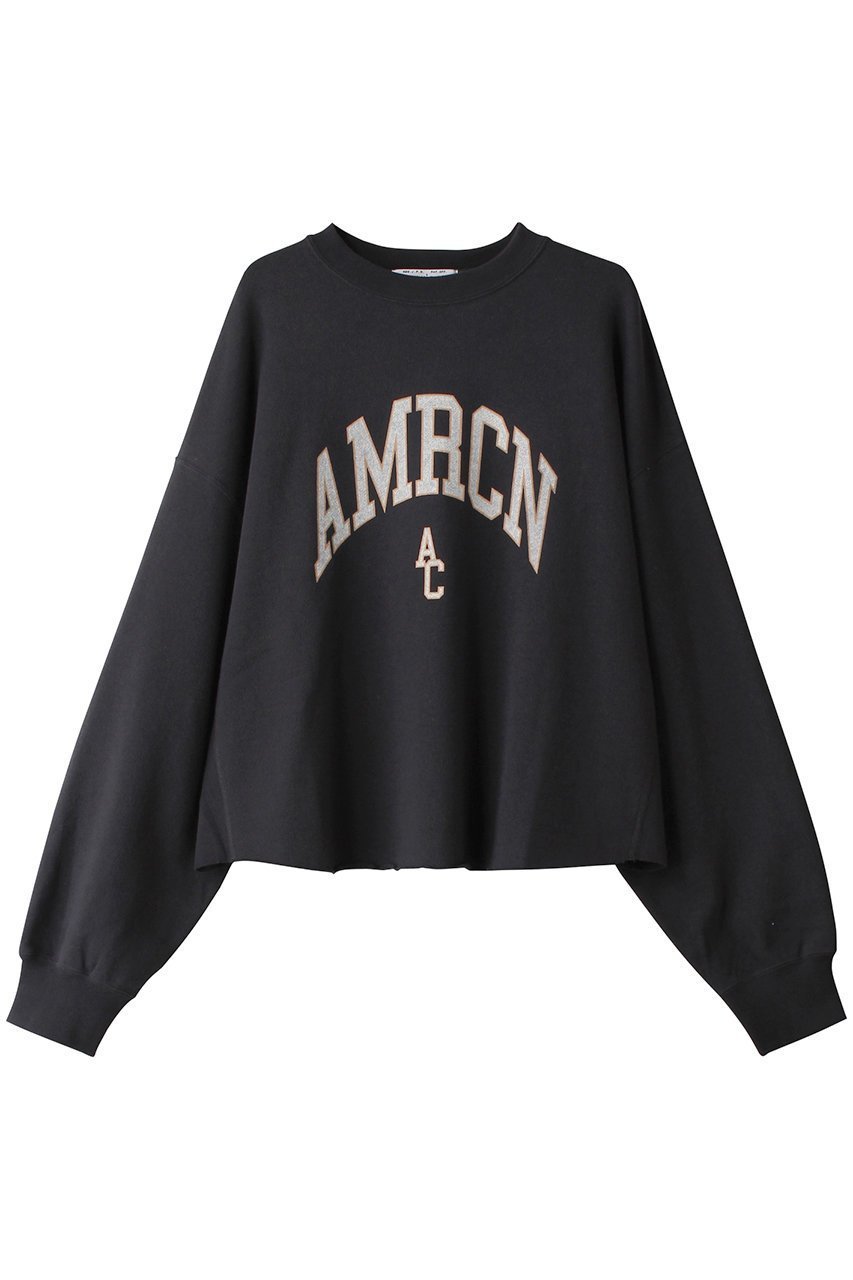 【アメリカーナ/Americana】の14G裏毛 Americana unive.スウェットトップス インテリア・キッズ・メンズ・レディースファッション・服の通販 founy(ファニー) 　ファッション　Fashion　レディースファッション　WOMEN　トップス・カットソー　Tops/Tshirt　シャツ/ブラウス　Shirts/Blouses　パーカ　Sweats　ロング / Tシャツ　T-Shirts　スウェット　Sweat　カットソー　Cut and Sewn　フロント　Front　リラックス　Relax　NEW・新作・新着・新入荷　New Arrivals　スミクロ|ID: prp329100004161217 ipo3291000000028723640