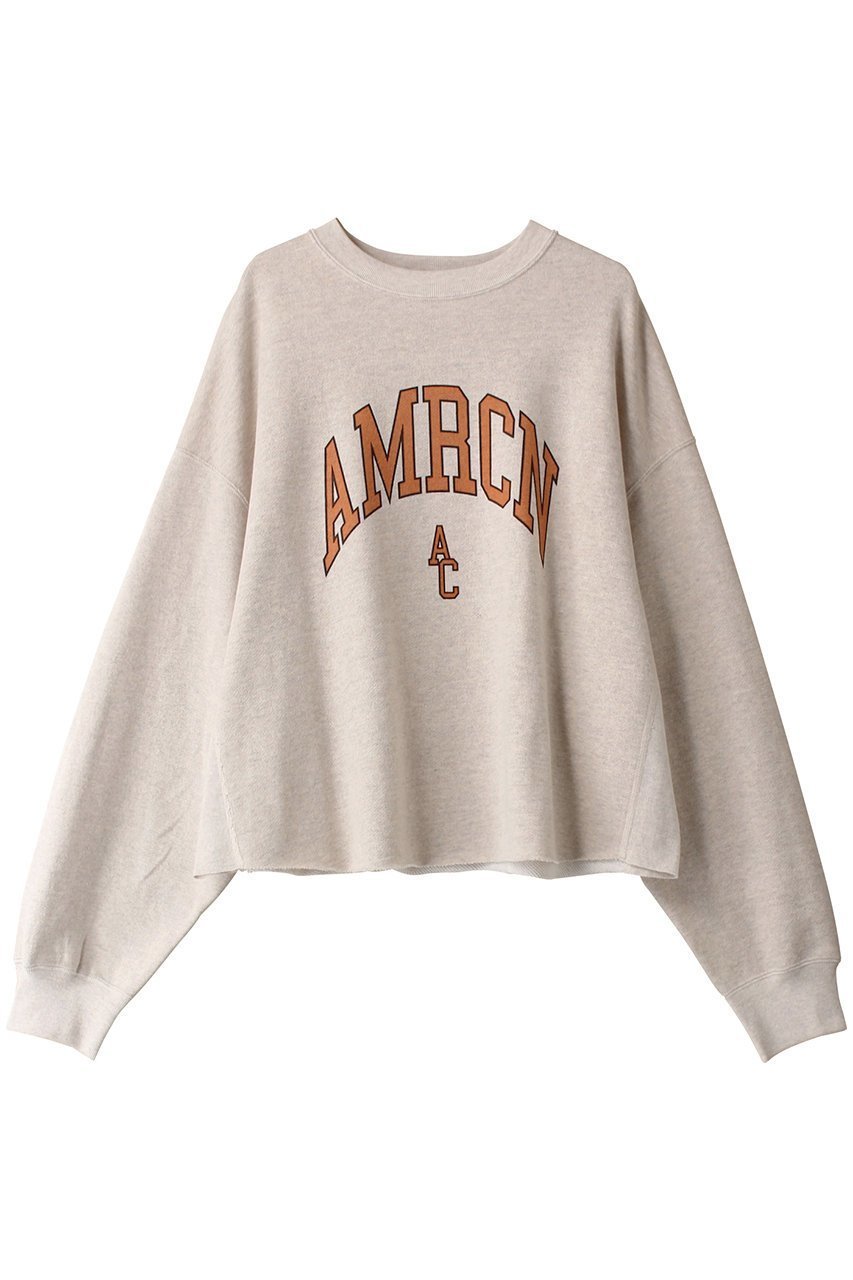 【アメリカーナ/Americana】の14G裏毛 Americana unive.スウェットトップス インテリア・キッズ・メンズ・レディースファッション・服の通販 founy(ファニー) 　ファッション　Fashion　レディースファッション　WOMEN　トップス・カットソー　Tops/Tshirt　シャツ/ブラウス　Shirts/Blouses　パーカ　Sweats　ロング / Tシャツ　T-Shirts　スウェット　Sweat　カットソー　Cut and Sewn　フロント　Front　リラックス　Relax　NEW・新作・新着・新入荷　New Arrivals　オートミール|ID: prp329100004161217 ipo3291000000028723641