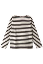 【マルティニーク/martinique】の【Armor-lux】ベーシックフィットボートネック長袖 ナチュラル×ネイビー|ID: prp329100004161242 ipo3291000000032896472