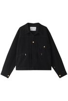 【クルニ/CULLNI】の【UNISEX】プリーツ デニムジャケット 人気、トレンドファッション・服の通販 founy(ファニー) ファッション Fashion レディースファッション WOMEN アウター Coat Outerwear ジャケット Jackets デニムジャケット Denim Jackets ユニセックス Unisex シンプル Simple ジャケット Jacket デニム Denim フロント Front プリーツ Pleats エレガント 上品 Elegant NEW・新作・新着・新入荷 New Arrivals thumbnail フルブラック|ID: prp329100004162569 ipo3291000000028743550