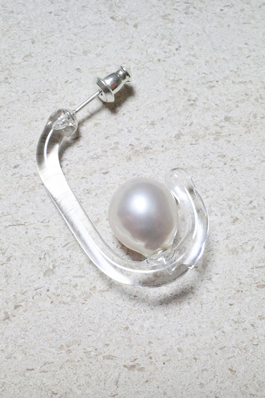 【レム/Lemme】のFoggy Pearl ピアス 人気、トレンドファッション・服の通販 founy(ファニー) 　ファッション　Fashion　レディースファッション　WOMEN　ジュエリー　Jewelry　リング　Rings　イヤリング　Earrings　イヤリング　Earrings　ガラス　Glass　バロック　Baroque　パール　Pearl　フープ　Hoop　エレガント 上品　Elegant　other-4|ID: prp329100004162580 ipo3291000000031396401