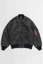 【メゾンスペシャル/MAISON SPECIAL】の【ALPHA×MAISON SPECIAL】MA-1 SCRATCH CORE SPEC/アルファコラボレーションMA-1 SCRATCH CORE SPEC BLK(ブラック)|ID: prp329100004162594 ipo3291000000035637314