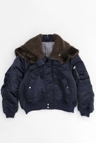 【メゾンスペシャル/MAISON SPECIAL】のN2B Flight Jacket/N2Bフライトジャケット 人気、トレンドファッション・服の通販 founy(ファニー) ファッション Fashion レディースファッション WOMEN アウター Coat Outerwear ジャケット Jackets ブルゾン Blouson/Jackets おすすめ Recommend ジャケット Jacket フォルム Form ブルゾン Blouson プリーツ Pleats ミリタリー Military モダン Modern レース Race NEW・新作・新着・新入荷 New Arrivals 防寒 Cold Protection thumbnail NVY(ネイビー)|ID: prp329100004162597 ipo3291000000028743632