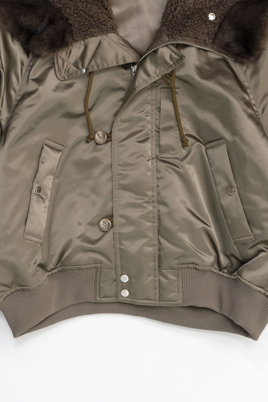 【メゾンスペシャル/MAISON SPECIAL】のN2B Flight Jacket/N2Bフライトジャケット 人気、トレンドファッション・服の通販 founy(ファニー) 　ファッション　Fashion　レディースファッション　Fashion for Women　アウター　Coat / Outerwear Collection　レディースジャケット・軽アウター　Jackets　ブルゾンジャケット・スポーティアウター　Blouson Jackets　おすすめ　Recommended / Our Picks　ジャケット　Jacket, Outerwear　フォルム　Silhouette, Form　ブルゾン　Blouson, Bomber Jacket　プリーツ　Pleats, Pleated　ミリタリー　Military, Army Style　モダン　Modern, Contemporary　レース　Lace, Lace Fabric　防寒　Cold Protection, Winter-Ready　other-3|ID: prp329100004162597 ipo3291000000032942350