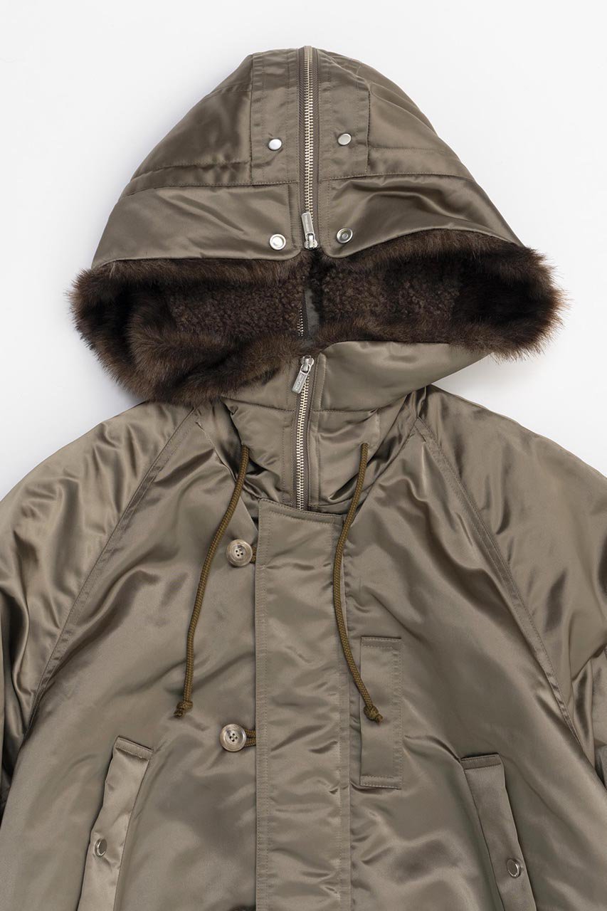 【メゾンスペシャル/MAISON SPECIAL】のN2B Flight Jacket/N2Bフライトジャケット 人気、トレンドファッション・服の通販 founy(ファニー) 　ファッション　Fashion　レディースファッション　Fashion for Women　アウター　Coat / Outerwear Collection　レディースジャケット・軽アウター　Jackets　ブルゾンジャケット・スポーティアウター　Blouson Jackets　おすすめ　Recommended / Our Picks　ジャケット　Jacket, Outerwear　フォルム　Silhouette, Form　ブルゾン　Blouson, Bomber Jacket　プリーツ　Pleats, Pleated　ミリタリー　Military, Army Style　モダン　Modern, Contemporary　レース　Lace, Lace Fabric　防寒　Cold Protection, Winter-Ready　other-6|ID: prp329100004162597 ipo3291000000035720905