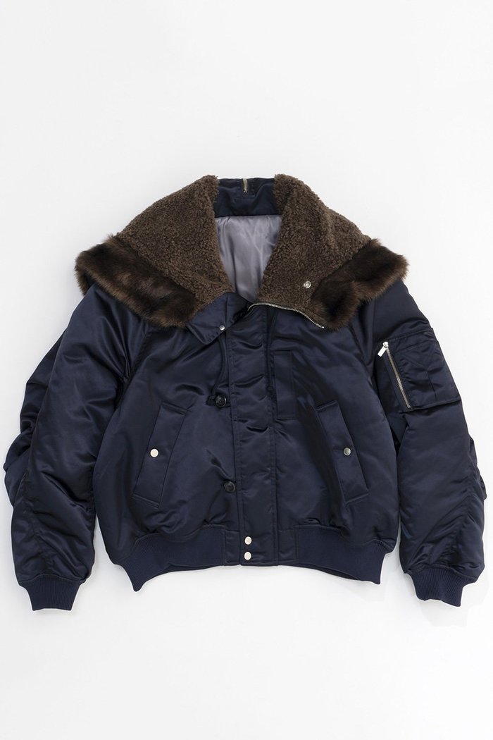 【メゾンスペシャル/MAISON SPECIAL】のN2B Flight Jacket/N2Bフライトジャケット インテリア・キッズ・メンズ・レディースファッション・服の通販 founy(ファニー) https://founy.com/ ファッション Fashion レディースファッション Fashion for Women アウター Coat / Outerwear Collection レディースジャケット・軽アウター Jackets ブルゾンジャケット・スポーティアウター Blouson Jackets おすすめ Recommended / Our Picks ジャケット Jacket, Outerwear フォルム Silhouette, Form ブルゾン Blouson, Bomber Jacket プリーツ Pleats, Pleated ミリタリー Military, Army Style モダン Modern, Contemporary レース Lace, Lace Fabric 防寒 Cold Protection, Winter-Ready |ID: prp329100004162597 ipo3291000000036758803