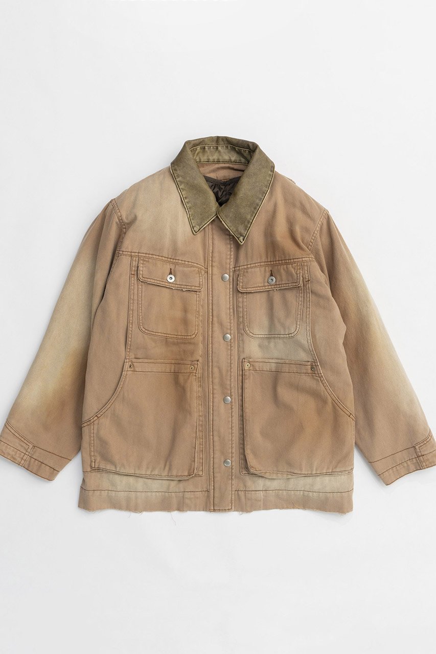 【メゾンスペシャル/MAISON SPECIAL】のWash Processing Work Blouson/ウォッシュドワークブルゾン インテリア・キッズ・メンズ・レディースファッション・服の通販 founy(ファニー) 　ファッション　Fashion　レディースファッション　WOMEN　アウター　Coat Outerwear　ジャケット　Jackets　ブルゾン　Blouson/Jackets　インナー　Inner　ジャケット　Jacket　ダメージ　Damage　ブルゾン　Blouson　モダン　Modern　ライナー　Liner　ロング　Long　ワーク　Work　ヴィンテージ　Vintage　NEW・新作・新着・新入荷　New Arrivals　春　Spring　秋　Autumn/Fall　BGE(ベージュ)|ID: prp329100004162598 ipo3291000000028743636