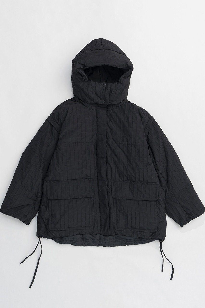 【メゾンスペシャル/MAISON SPECIAL】のMultiway Reversible Down Jacket/マルチウェイリバーシブルダウン 人気、トレンドファッション・服の通販 founy(ファニー) 　ファッション　Fashion　レディースファッション　WOMEN　アウター　Coat Outerwear　コート　Coats　ジャケット　Jackets　ジャケット　Jacket　タフタ　Taffeta　ダウン　Down　チェック　Check　フェザー　Feather　プリント　Print　ベーシック　Basic　ポケット　Pocket　防寒　Cold Protection　リバーシブル　Reversible　NEW・新作・新着・新入荷　New Arrivals　 other-1|ID: prp329100004162599 ipo3291000000028743637