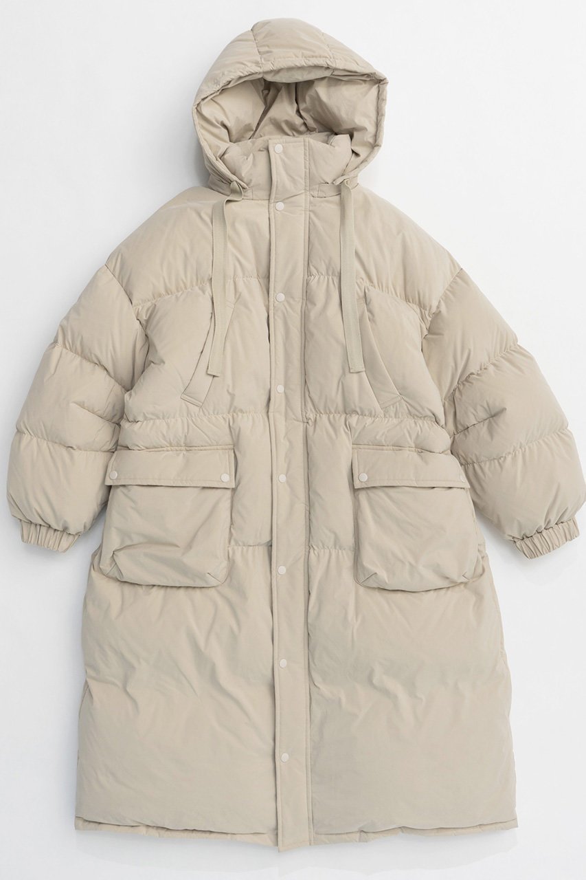 【メゾンスペシャル/MAISON SPECIAL】のLong Length Down Coat/ロングダウンコート インテリア・キッズ・メンズ・レディースファッション・服の通販 founy(ファニー) 　ファッション　Fashion　レディースファッション　Fashion for Women　アウター　Coat / Outerwear Collection　コート・ロングコート・ピーコート　Long Coats, Peacoats & More　ダウンジャケット・軽量ダウン　Warm & Lightweight Down Jackets　インナー　Innerwear　スリット　Slit, Slit Detail　ダウン　Down, Puffer　ピーチ　Peach, Soft Touch　フェザー　Feather, Feather Detail　防寒　Cold Protection, Winter-Ready　ロング　Long, Long-Length　IVR(アイボリー)|ID: prp329100004162603 ipo3291000000032939639