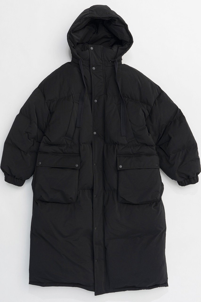 【メゾンスペシャル/MAISON SPECIAL】のLong Length Down Coat/ロングダウンコート インテリア・キッズ・メンズ・レディースファッション・服の通販 founy(ファニー) 　ファッション　Fashion　レディースファッション　Fashion for Women　アウター　Coat / Outerwear Collection　コート・ロングコート・ピーコート　Long Coats, Peacoats & More　ダウンジャケット・軽量ダウン　Warm & Lightweight Down Jackets　インナー　Innerwear　スリット　Slit, Slit Detail　ダウン　Down, Puffer　ピーチ　Peach, Soft Touch　フェザー　Feather, Feather Detail　防寒　Cold Protection, Winter-Ready　ロング　Long, Long-Length　BLK(ブラック)|ID: prp329100004162603 ipo3291000000036758242