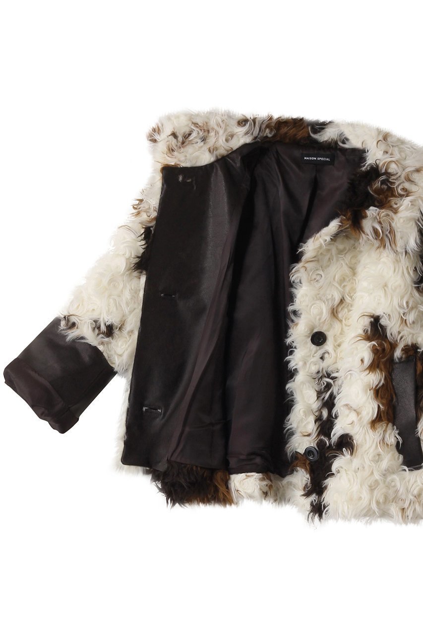 【メゾンスペシャル/MAISON SPECIAL】のCurl Faux Fur Coat/カールフェイクファーコート 人気、トレンドファッション・服の通販 founy(ファニー) ファッション Fashion レディースファッション Fashion for Women アウター Coat / Outerwear Collection コート・ロングコート・ピーコート Long Coats, Peacoats & More インナー Innerwear ショート Short, Short Length シンプル Simple, Minimal バランス Balance, Style Balance フェイクファー Faux Fur, Imitation Fur フェイクレザー Faux Leather, PU Leather ポケット Pocket, Pocket Detail リラックス Relax, Relaxed Fit other-6|ID: prp329100004162604 ipo3291000000032944154