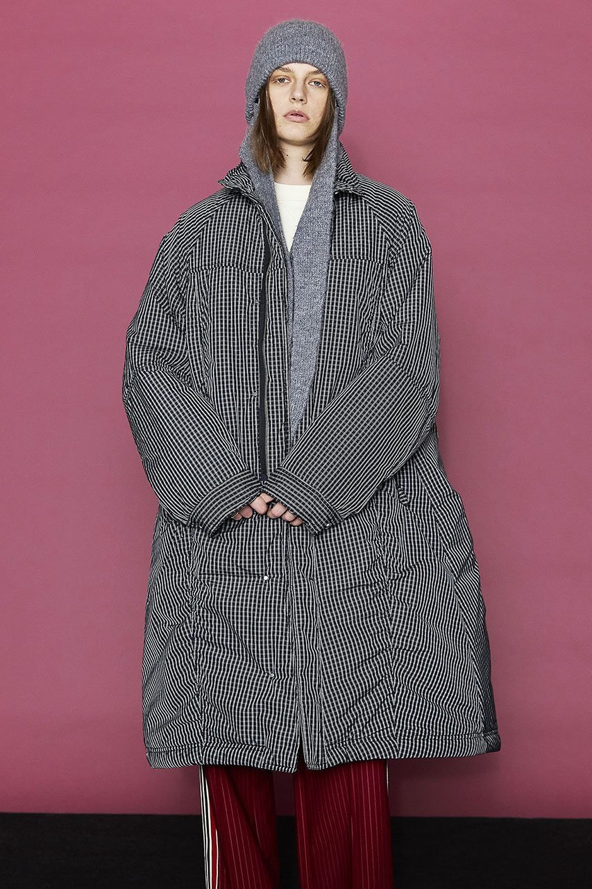 【メゾンスペシャル/MAISON SPECIAL】のPuffer Mods Coat/パッファーモッズコート 人気、トレンドファッション・服の通販 founy(ファニー) 　ファッション　Fashion　レディースファッション　Fashion for Women　アウター　Coat / Outerwear Collection　コート・ロングコート・ピーコート　Long Coats, Peacoats & More　モッズコート・ミリタリー風アウター　Mods & Field Coats　スピンドル　Spindle, Drawcord　チェック　Check, Plaid, Tartan　バルーン　Balloon, Balloon Silhouette　モッズコート　Mods Coat, Military Parka　モノトーン　Monotone, Black and White　ロング　Long, Long-Length　防寒　Cold Protection, Winter-Ready　other-8|ID: prp329100004162606 ipo3291000000034909473