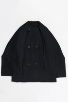 【メゾンスペシャル/MAISON SPECIAL】のWith Muffler Tent Coat/マフラーテントコート BLK(ブラック)|ID:prp329100004162607