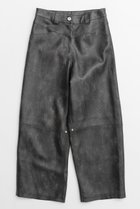 【メゾンスペシャル/MAISON SPECIAL】のCocoon Wide Silhouette Vegan Leather Pants/コクーンワイドヴィーガンレザーパンツ 人気、トレンドファッション・服の通販 founy(ファニー) ファッション Fashion レディースファッション WOMEN パンツ Pants コンパクト Compact フェイクレザー Faux Leather メランジ Melange ルーズ Loose ヴィンテージ Vintage NEW・新作・新着・新入荷 New Arrivals thumbnail BLK(ブラック)|ID: prp329100004162610 ipo3291000000028743679