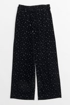 【メゾンスペシャル/MAISON SPECIAL】のFlower Velor Easy Pants/フラワーベロアイージーパンツ BLK(ブラック)|ID:prp329100004162612