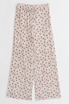 【メゾンスペシャル/MAISON SPECIAL】のFlower Velor Easy Pants/フラワーベロアイージーパンツ WHT(ホワイト)|ID: prp329100004162612 ipo3291000000032923166