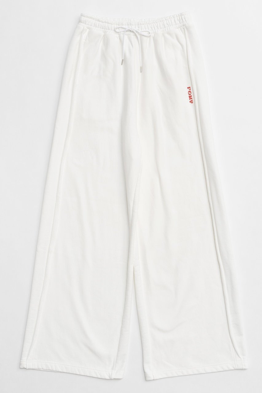 【メゾンスペシャル/MAISON SPECIAL】のFOAM Printing Sweatpants/FOAMプリントスウェットパンツ インテリア・キッズ・メンズ・レディースファッション・服の通販 founy(ファニー) 　ファッション　Fashion　レディースファッション　Fashion for Women　パンツ　Pants & Trousers　春　Spring　秋　Autumn　スウェット / スエット　Sweatshirt, Sweatwear　セットアップ　Set-Up, Coordinated Outfit　プリント　Print, Printed Pattern　ポケット　Pocket, Pocket Detail　ポロシャツ　Polo Shirt, Collared Tee　リラックス　Relax, Relaxed Fit　ワイド　Wide, Wide Fit　ワンポイント　One Point, Statement Accent　WHT(ホワイト)|ID: prp329100004162613 ipo3291000000032935565