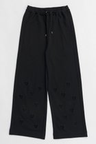 【メゾンスペシャル/MAISON SPECIAL】のMany Heart Cutouts Sweatpants/メニーハートスウェットパンツ BLK(ブラック)|ID:prp329100004162614