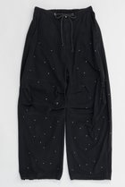 【メゾンスペシャル/MAISON SPECIAL】のRhinestone Snow Pants/ラインストーンスノーパンツ BLK(ブラック)|ID:prp329100004162615