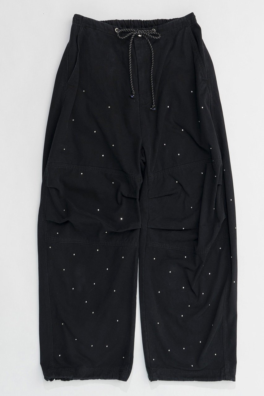 【メゾンスペシャル/MAISON SPECIAL】のRhinestone Snow Pants/ラインストーンスノーパンツ 人気、トレンドファッション・服の通販 founy(ファニー) 　ファッション　Fashion　レディースファッション　Fashion for Women　パンツ　Pants & Trousers　ストーン　Stone, Gem-Like　スピンドル　Spindle, Drawcord　ワイド　Wide, Wide Fit　 other-1|ID: prp329100004162615 ipo3291000000035491971