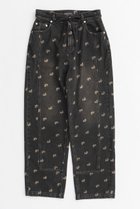 【メゾンスペシャル/MAISON SPECIAL】のMonogram Print Denim Pants/モノグラムプリントデニム BLK(ブラック)|ID:prp329100004162617