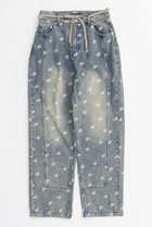 【メゾンスペシャル/MAISON SPECIAL】のMonogram Print Denim Pants/モノグラムプリントデニム BLU(ブルー)|ID:prp329100004162617