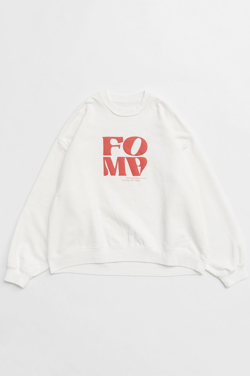 【メゾンスペシャル/MAISON SPECIAL】のFOAM Puff Printing Pullover/FOAM発泡プリントプルオーバー インテリア・キッズ・メンズ・レディースファッション・服の通販 founy(ファニー) 　ファッション　Fashion　レディースファッション　WOMEN　トップス・カットソー　Tops/Tshirt　シャツ/ブラウス　Shirts/Blouses　パーカ　Sweats　ロング / Tシャツ　T-Shirts　プルオーバー　Pullover　スウェット　Sweat　カットソー　Cut and Sewn　スウェット　Sweat　プリント　Print　NEW・新作・新着・新入荷　New Arrivals　春　Spring　秋　Autumn/Fall　WHT(ホワイト)|ID: prp329100004162620 ipo3291000000028743722