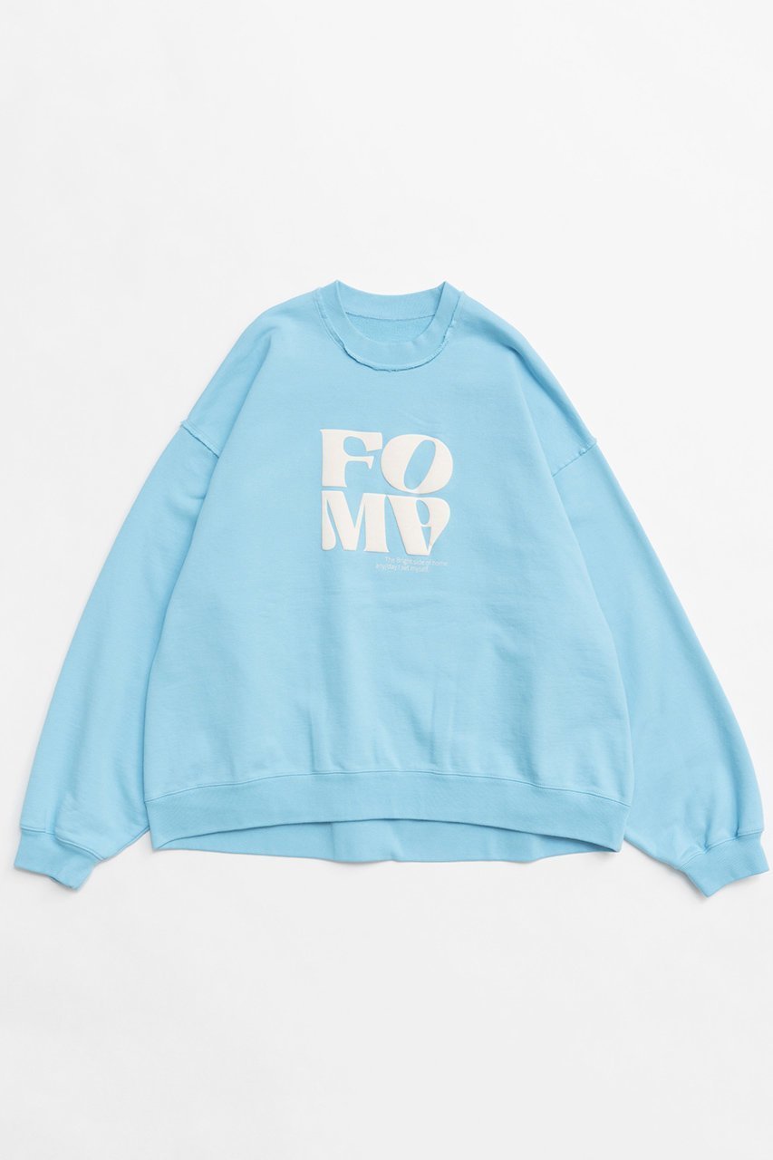 【メゾンスペシャル/MAISON SPECIAL】のFOAM Puff Printing Pullover/FOAM発泡プリントプルオーバー インテリア・キッズ・メンズ・レディースファッション・服の通販 founy(ファニー) 　ファッション　Fashion　レディースファッション　WOMEN　トップス・カットソー　Tops/Tshirt　シャツ/ブラウス　Shirts/Blouses　パーカ　Sweats　ロング / Tシャツ　T-Shirts　プルオーバー　Pullover　スウェット　Sweat　カットソー　Cut and Sewn　スウェット　Sweat　プリント　Print　NEW・新作・新着・新入荷　New Arrivals　春　Spring　秋　Autumn/Fall　BLU(ブルー)|ID: prp329100004162620 ipo3291000000028743723