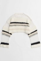 【メゾンスペシャル/MAISON SPECIAL】のMulti Border Knit Tops/マルチボーダーニット O.WHT(オフホワイト)|ID: prp329100004162622 ipo3291000000028743735