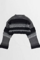 【メゾンスペシャル/MAISON SPECIAL】のMulti Border Knit Tops/マルチボーダーニット BLK(ブラック)|ID: prp329100004162622 ipo3291000000035067293