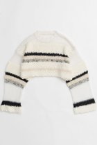 【メゾンスペシャル/MAISON SPECIAL】のMulti Border Knit Tops/マルチボーダーニット O.WHT(オフホワイト)|ID: prp329100004162622 ipo3291000000035067295