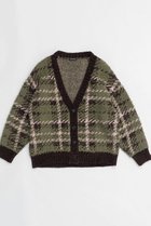 【メゾンスペシャル/MAISON SPECIAL】のPlaid Jacquard Knit Cardigan/ジャガードチェックカーディガン KHK(カーキ)|ID: prp329100004162624 ipo3291000000034909830