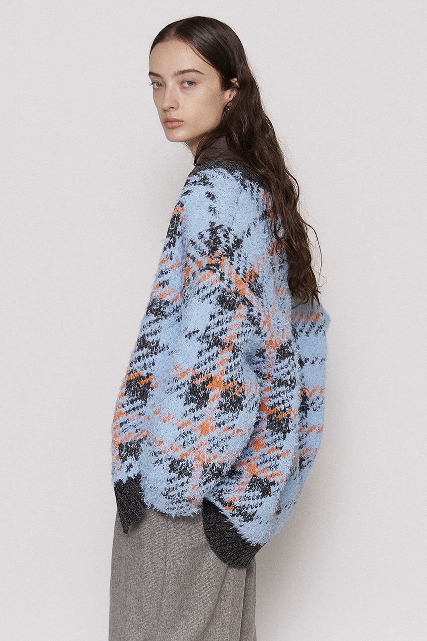 【メゾンスペシャル/MAISON SPECIAL】のPlaid Jacquard Knit Cardigan/ジャガードチェックカーディガン 人気、トレンドファッション・服の通販 founy(ファニー) 　ファッション　Fashion　レディースファッション　Fashion for Women　トップス・カットソー　Cut & Sew Tops　ニット　Knit Tops & Sweaters　カーディガン・羽織り　Layered Style Cardigans　アクリル　Acrylic Material　インナー　Innerwear　カーディガン　Cardigan, Knitwear　シンプル　Simple, Minimal　スウェット / スエット　Sweatshirt, Sweatwear　スラックス　Slacks, Dress Pants　チェック　Check, Plaid, Tartan　デニム　Denim, Jeans Material　羽織　Haori, Light Jacket　A/W・秋冬　Autumn/Winter　other-8|ID: prp329100004162624 ipo3291000000034909843