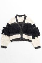 【メゾンスペシャル/MAISON SPECIAL】のMulti Fringe Cardigan/マルチフリンジカーディガン 人気、トレンドファッション・服の通販 founy(ファニー) ファッション Fashion レディースファッション WOMEN トップス・カットソー Tops/Tshirt ニット Knit Tops カーディガン Cardigans カーディガン Cardigan コンパクト Compact バランス Balance フリンジ Fringe ミックス Mix メッシュ Mesh NEW・新作・新着・新入荷 New Arrivals thumbnail WHT(ホワイト)|ID: prp329100004162625 ipo3291000000028743747