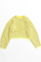 【メゾンスペシャル/MAISON SPECIAL】のSparkling Shaggy Knit Pullover/キラキラシャギープルオーバー YEL(イエロー)|ID:prp329100004162626