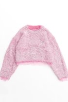 【メゾンスペシャル/MAISON SPECIAL】のSparkling Shaggy Knit Pullover/キラキラシャギープルオーバー PNK(ピンク)|ID:prp329100004162626