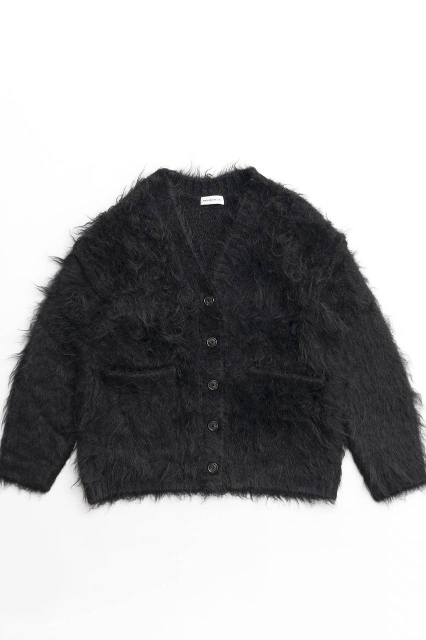 【メゾンスペシャル/MAISON SPECIAL】のFluffy Shaggy Knit Cardigan/フラッフィーシャギーカーディガン インテリア・キッズ・メンズ・レディースファッション・服の通販 founy(ファニー) 　ファッション　Fashion　レディースファッション　WOMEN　トップス・カットソー　Tops/Tshirt　ニット　Knit Tops　カーディガン　Cardigans　インナー　Inner　秋　Autumn/Fall　カーディガン　Cardigan　定番　Standard　ポケット　Pocket　冬　Winter　NEW・新作・新着・新入荷　New Arrivals　BLK(ブラック)|ID: prp329100004162628 ipo3291000000028743763