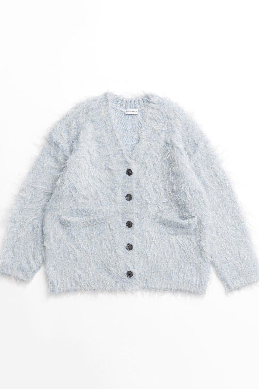 【メゾンスペシャル/MAISON SPECIAL】のFluffy Shaggy Knit Cardigan/フラッフィーシャギーカーディガン インテリア・キッズ・メンズ・レディースファッション・服の通販 founy(ファニー) 　ファッション　Fashion　レディースファッション　WOMEN　トップス・カットソー　Tops/Tshirt　ニット　Knit Tops　カーディガン　Cardigans　インナー　Inner　秋　Autumn/Fall　カーディガン　Cardigan　定番　Standard　ポケット　Pocket　冬　Winter　NEW・新作・新着・新入荷　New Arrivals　BLU(ブルー)|ID: prp329100004162628 ipo3291000000028743764