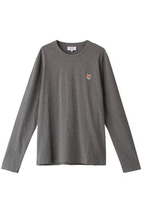 【メゾン キツネ/MAISON KITSUNE / MEN】 【MEN】FOX HEAD PATCH レギュラー ロングスリーブ Tシャツ人気、トレンドファッション・服の通販 founy(ファニー) ファッション Fashion メンズファッション MEN トップス・カットソー Tops/Tshirt/Men シャツ Shirts シンプル Simple スリーブ Sleeve レギュラー Regular ロング Long |ID:prp329100004162629