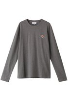 【メゾン キツネ/MAISON KITSUNE / MEN】の【MEN】FOX HEAD PATCH レギュラー ロングスリーブ Tシャツ ダークグレーメランジ|ID: prp329100004162629 ipo3291000000032896580