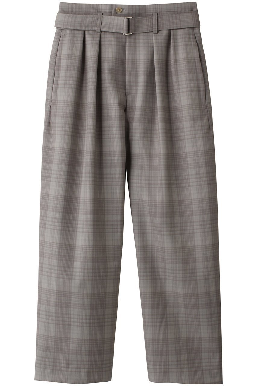 【シーオール/SEEALL】の【UNISEX】チェック マンチェスター パンツ インテリア・キッズ・メンズ・レディースファッション・服の通販 founy(ファニー) 　ファッション　Fashion　レディースファッション　Fashion for Women　パンツ　Pants & Trousers　ユニセックス　Unisex, Genderless　チェック　Check, Plaid, Tartan　トレンド　Trend, Trending Now　エレガント 上品　Elegant　ベージュ/マスティック|ID: prp329100004162650 ipo3291000000034957988