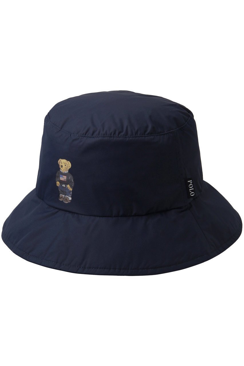 【ポロラルフローレン/POLO RALPH LAUREN】のベア レインハット ポケッタブル インテリア・キッズ・メンズ・レディースファッション・服の通販 founy(ファニー) 　ファッション　Fashion　レディースファッション　Ladies' Fashion Online　帽子　Hats　アウトドア　Outdoor　再入荷　Restock/Back In Stock/Re Arrival　帽子　Hat　旅行　Travel　ネイビーブルー|ID: prp329100004162677 ipo3291000000032684718