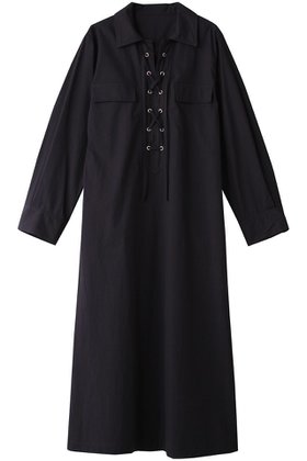 【アルアバイル/allureville】のレースアップシャツワンピース 人気、トレンドファッション・服の通販 founy(ファニー) ファッション Fashion レディースファッション WOMEN ワンピース Dress シャツワンピース Shirt Dresses チュニック Tunic おすすめ Recommend チュニック Tunic ツイル Twill ハイネック High Neck レース Race ロング Long エレガント 上品 Elegant 秋 Autumn/Fall |ID:prp329100004164042