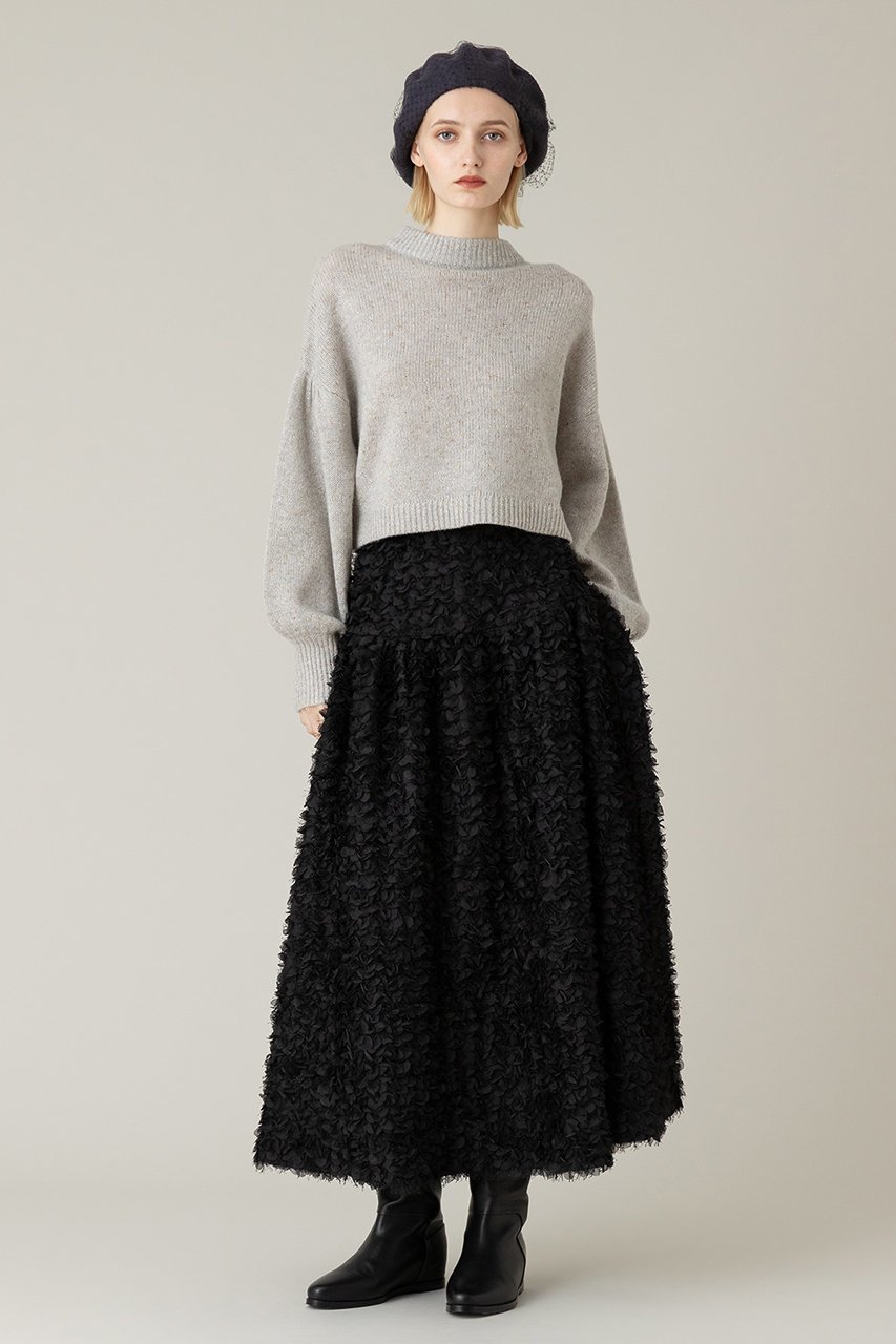 【アルアバイル/allureville】の【LOULOU WILLOUGHBY】LINSIEMEプルオーバー 人気、トレンドファッション・服の通販 founy(ファニー) 　ファッション　Fashion　レディースファッション　Fashion for Women　トップス・カットソー　Cut & Sew Tops　ニット　Knit Tops & Sweaters　カジュアルプルオーバー・ニットトップス　Pullovers & Knit Tops / Casual Pullovers　イタリア　Italy　コレクション　Collection, Seasonal Line　コンパクト　Compact, Small Size　スリーブ　Sleeve, Long Sleeve / Short Sleeve　ドロップ　Drop Shoulder, Dropped Style　ボトム　Bottoms, Lower Wear　冬　Winter / This Winter　A/W・秋冬　Autumn/Winter　other-3|ID: prp329100004164048 ipo3291000000032964874