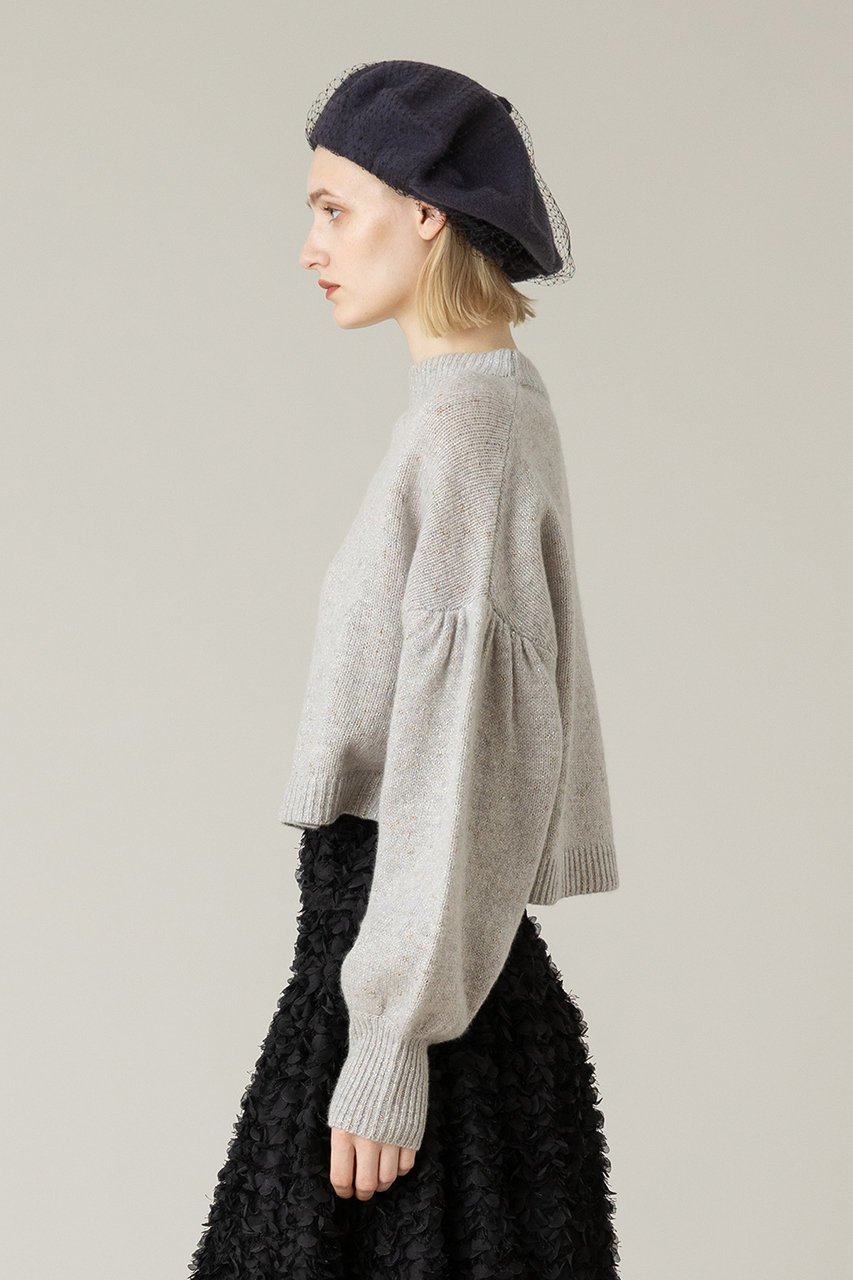 【アルアバイル/allureville】の【LOULOU WILLOUGHBY】LINSIEMEプルオーバー 人気、トレンドファッション・服の通販 founy(ファニー) 　ファッション　Fashion　レディースファッション　Fashion for Women　トップス・カットソー　Cut & Sew Tops　ニット　Knit Tops & Sweaters　カジュアルプルオーバー・ニットトップス　Pullovers & Knit Tops / Casual Pullovers　イタリア　Italy　コレクション　Collection, Seasonal Line　コンパクト　Compact, Small Size　スリーブ　Sleeve, Long Sleeve / Short Sleeve　ドロップ　Drop Shoulder, Dropped Style　ボトム　Bottoms, Lower Wear　冬　Winter / This Winter　A/W・秋冬　Autumn/Winter　other-4|ID: prp329100004164048 ipo3291000000032964878