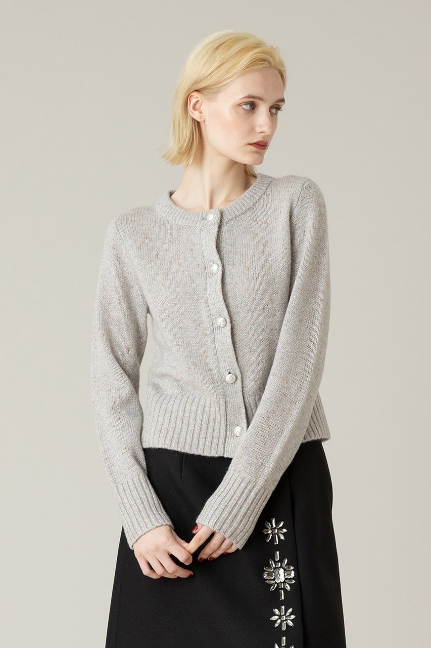 【アルアバイル/allureville】の【LOULOU WILLOUGHBY】LINSIEMEカーディガン 人気、トレンドファッション・服の通販 founy(ファニー) 　ファッション　Fashion　レディースファッション　Fashion for Women　トップス・カットソー　Cut & Sew Tops　ニット　Knit Tops & Sweaters　カーディガン・羽織り　Layered Style Cardigans　おすすめ　Recommended / Our Picks　イタリア　Italy　カーディガン　Cardigan, Knitwear　コレクション　Collection, Seasonal Line　フロント　Front, Front Design　冬　Winter / This Winter　other-6|ID: prp329100004164049 ipo3291000000032964917