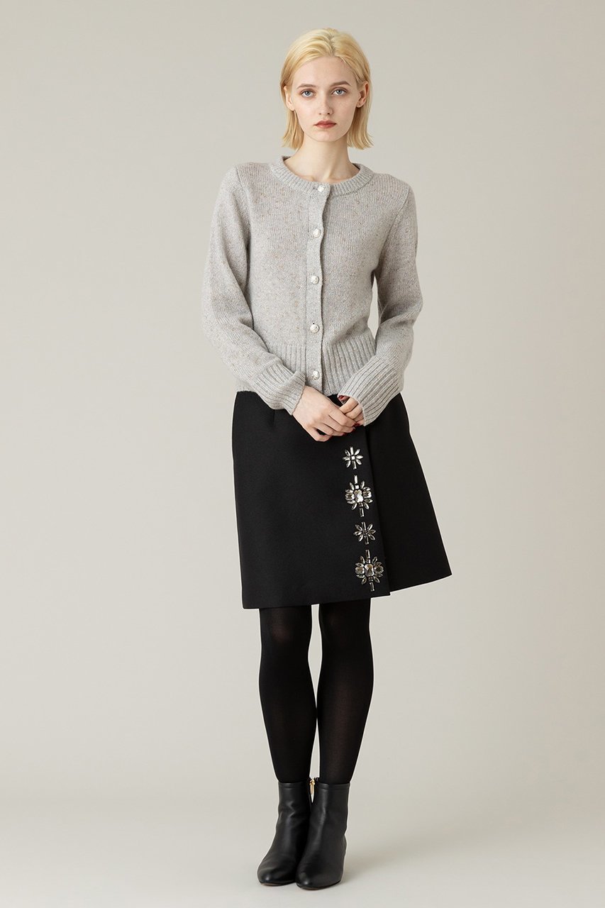 【アルアバイル/allureville】の【LOULOU WILLOUGHBY】LINSIEMEカーディガン 人気、トレンドファッション・服の通販 founy(ファニー) 　ファッション　Fashion　レディースファッション　Fashion for Women　トップス・カットソー　Cut & Sew Tops　ニット　Knit Tops & Sweaters　カーディガン・羽織り　Layered Style Cardigans　おすすめ　Recommended / Our Picks　イタリア　Italy　カーディガン　Cardigan, Knitwear　コレクション　Collection, Seasonal Line　フロント　Front, Front Design　冬　Winter / This Winter　other-3|ID: prp329100004164049 ipo3291000000035830574