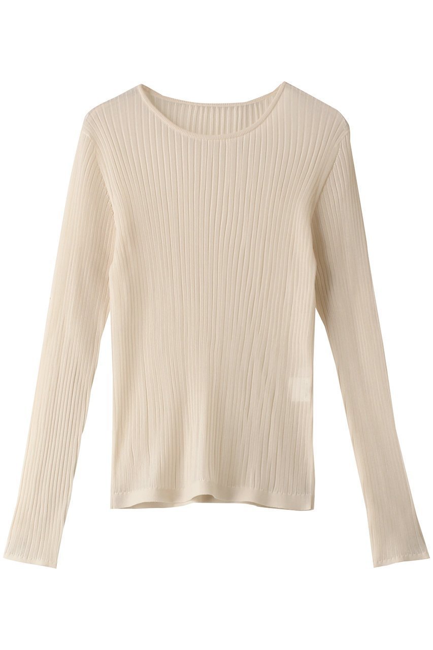 【アルアバイル/allureville】のソフトシアーリブプルオーバー インテリア・キッズ・メンズ・レディースファッション・服の通販 founy(ファニー) ファッション Fashion レディースファッション Fashion for Women トップス・カットソー Cut & Sew Tops ニット Knit Tops & Sweaters カジュアルプルオーバー・ニットトップス Pullovers & Knit Tops / Casual Pullovers おすすめ Recommended / Our Picks シアー Sheer, See-Through シンプル Simple, Minimal アイボリー|ID: prp329100004164054 ipo3291000000032924191